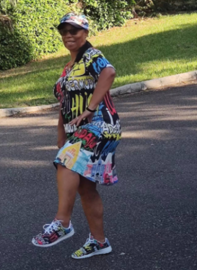 Bermuda Graffiti Dress - Wall of Distinction  