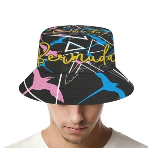 Bermuda Triangle bucket hat (Black)