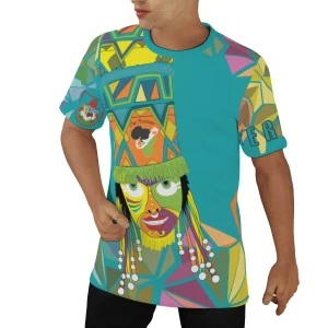 Bermuda Gombey Ayo! T-shirt (Teal)