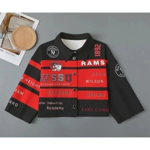WSSU-INSPIRED 1892 'REP YOUR DORM' WOMEN'S CROP JACKET  