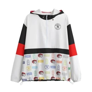 WSSU-INSPIRED CLOCKTOWER - Unisex Pullover Jacket Windbreaker  