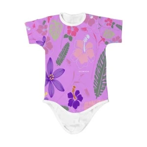 BERMUDA Floral - BABY GIRL ONESIE (Purple)
