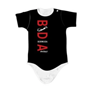 BERMUDA Sport - BABY ONESIE (Black&Red)