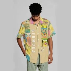 BERMUDA GOMBEY AYO! - Hawaii Shirt (Creme)