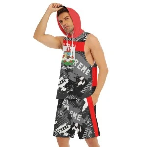 Bermuda Crest Men's Sleeveless Vest &  Shorts Set 
