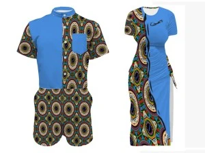 His & Hers - Bermuda African Roots Dress & Jumpsuit Set