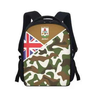 BERMUDA Flag Amy - Student Backpack (Camo) 