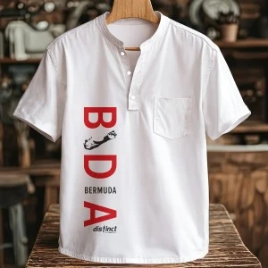 Bermuda Sport-  Men's Henley Shirt