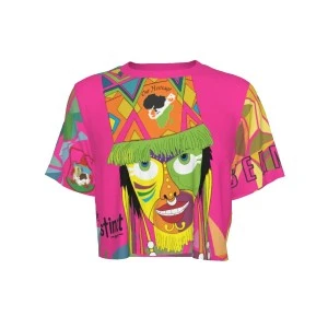 BERMUDA GOMBEY AYO! - WOMEN'S CROP T-SHIRT (pink) 