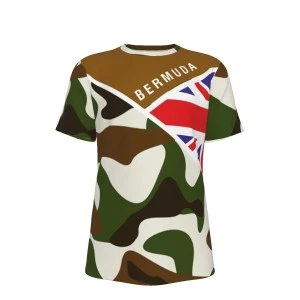 Bermuda Camo - T-SHIRT (UNISEX) (Army Flag edition) 