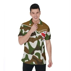 Bermuda Camo - POLO SHIRT (Army Flag edition) 