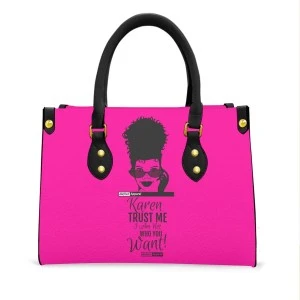 KAREN, PLEASE RESPECT- DIASPORA EMPOWERMENT- TOTE BAG (PINK)