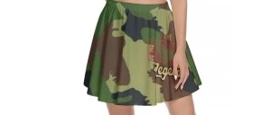 HBCU LEGEND CAMO-- SHORT SKIRT (ARMY)