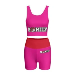 RAMILY - WSSU-INSPIRED - YOGA SET (PINK&RED)