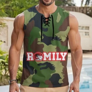 RAMILY (CAMO)- WSSU-INSPIRED DRAWSTRING TANK TOP -  (ARMY)