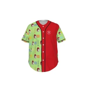 WSSU Clocktower  BASEBALL SHIRT -  (Red&Green)