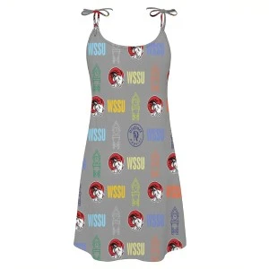 CLOCKTOWER (WSSU-INSPIRED) DRESS (BEACH COVERUP TOO) Grey