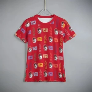 CLOCKTOWER- WSSU-INSPIRED- KIDS T-SHIRT (RED)