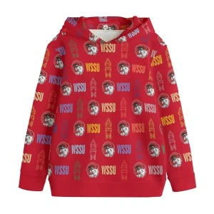 CLOCKTOWER- WSSU-INSPIRED- KIDS Hoodie(RED) 