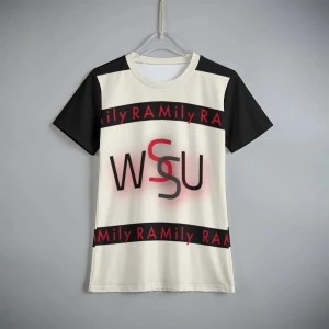 MY RAMILY- WSSU-INSPIRED- KIDS T-SHIRT (Tan, Red&Black) 