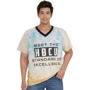 HBCU EXCELLENCE- JERSEY (PATTERN YELLOW BLUE)