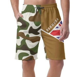 Bermuda Camo (Flag&Army) - Men's (Unisex) Swim Trucks /Shorts 