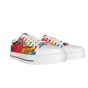 Bermuda Graffiti Low TOP Sneakers (Red) 