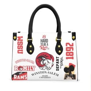 WSSU-INSPIRED LUXURY WOMEN'S HAND BAG 