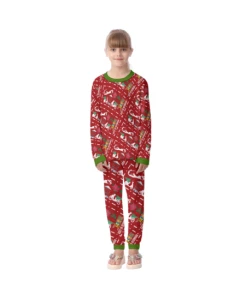 Bermuda Christmas Unisex Kid's Pajamas 