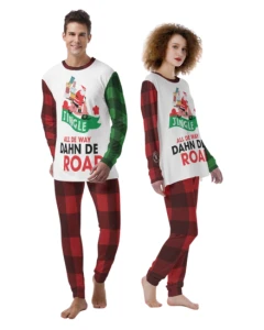 Bermuda Santa Jingle Unisex Adult's Pajamas 