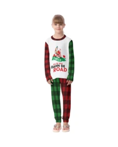 Bermuda Santa Jingle Unisex Kid's Pajamas 