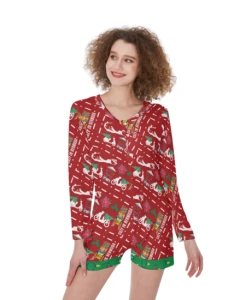 Bermuda Christmas Women's Romper 