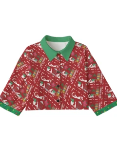 Bermuda Christmas Women's Cropped Blazer