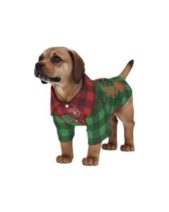 Bermuda Santa Jingle Pet's Button Up Shirt 