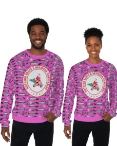 Bermuda Pink Unisex Ugly Christmas Sweater 