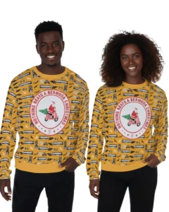 Bermuda Yellow Unisex Ugly Christmas Sweater 