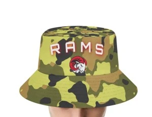 WSSU RAM- - BUCKET HAT (CAMO) 