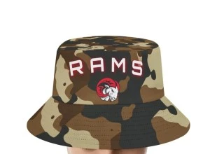WSSU RAM- - BUCKET HAT (brown CAMO) 
