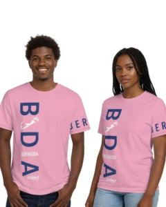 Bermuda Sports Team Adult T-shirt (Pink) - National Team Colors