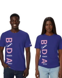 Bermuda Sports Team Adult T-shirt (Blue) - National Team Colors
