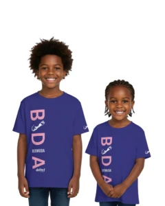 Bermuda Sports Team Kid's T-shirt (Blue) - National Team Colors 