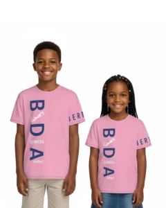 Bermuda Sports Team Kid's T-shirt (Pink) - National Team Colors