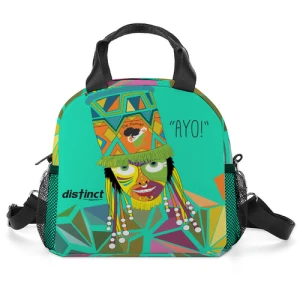 Bermuda Gombey Ayo! - Back to School - Lunch Bag (Teal) 