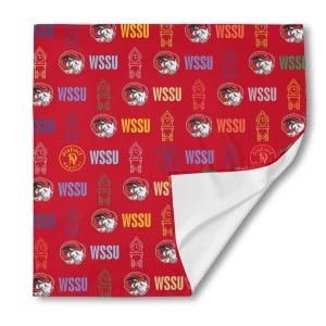 CLOCKTOWER WSSU SCARF (RED) 