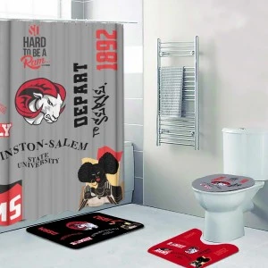 WSSU - RAMILY 4-PIECE BATHROOM SET (GRAY) 