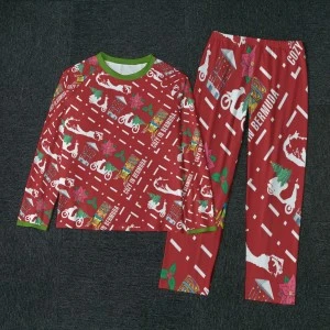 Bermuda Christmas Unisex Adult's Pajamas (Wide Leg)