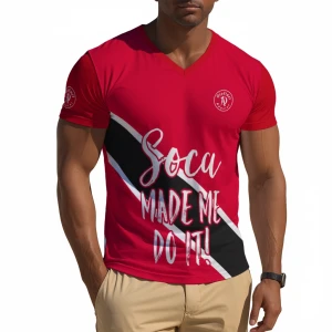 Soca Made Me Do It - V-Neck Men's Shirt