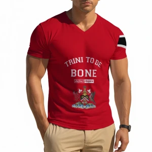Trini To De Bone - V-Neck Men's Shirt