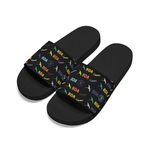 Bermuda Luxury Anti-Slip Slides (Black) 