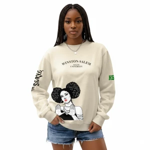 WSSU - Depart To Serve Sweatshirt Cream